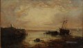 Morning coastal scene with shipping Samuel Bough landscape